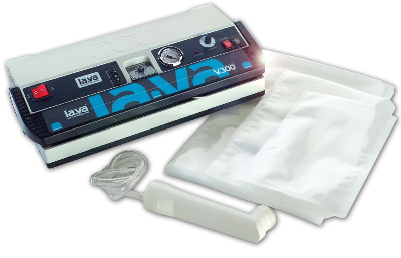 LaVa V.300 Vakuumiergerät mit Startset an Vakuumbeuteln