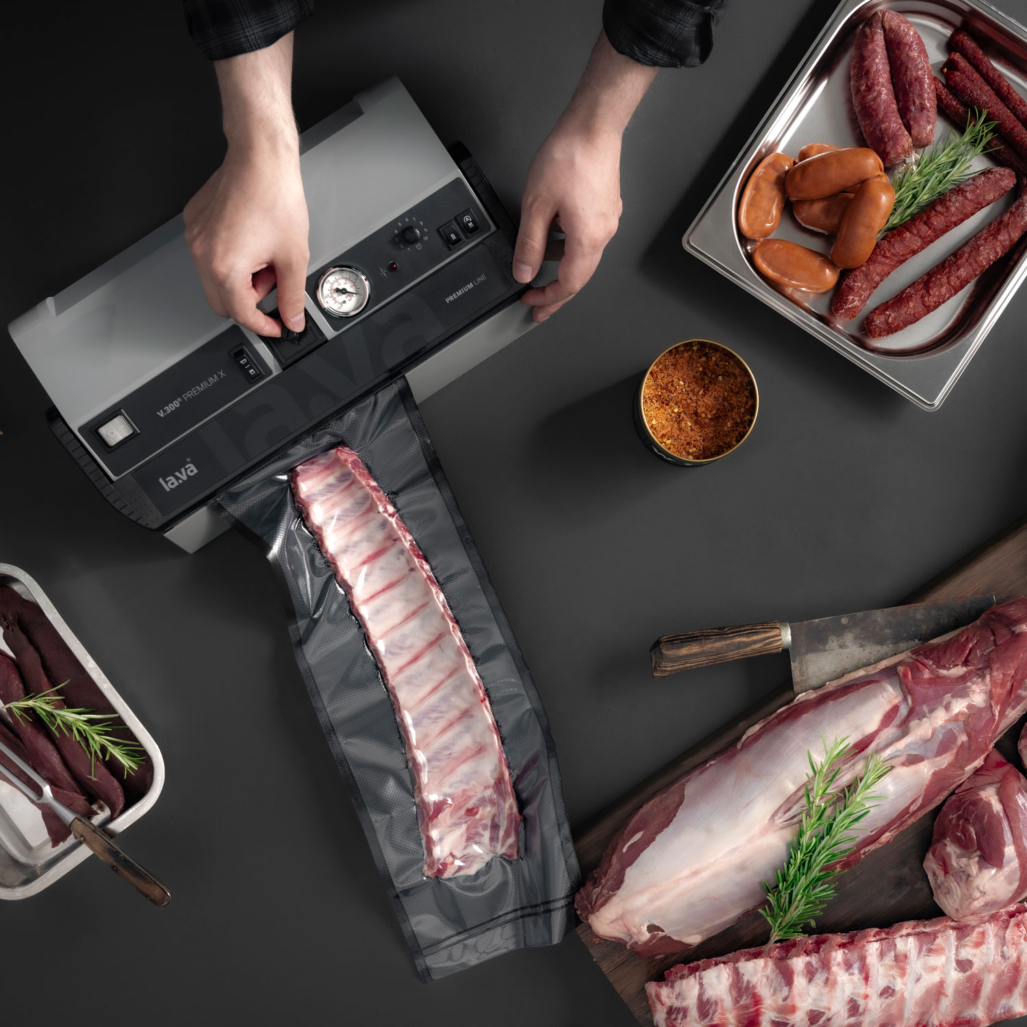 LaVa V300 Premium X Vakuumierer - Fleisch und Wurst vakuumieren