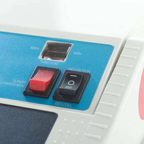 Umschalttasten am LaVa V.100 Vakuumiergerät