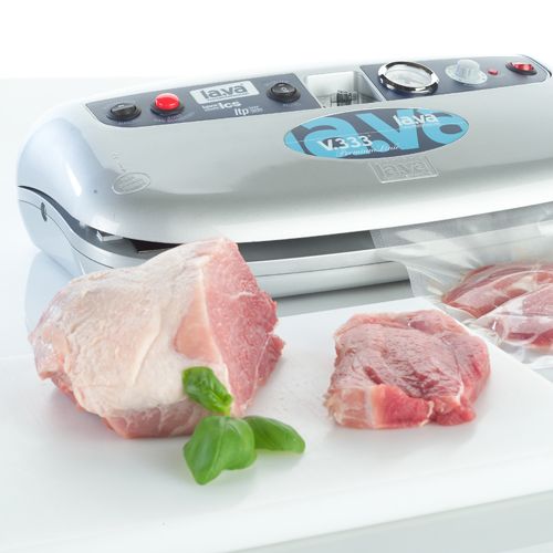LaVa V.333 Silbermetallic Vakuumiergerät - Fleisch vakuumieren