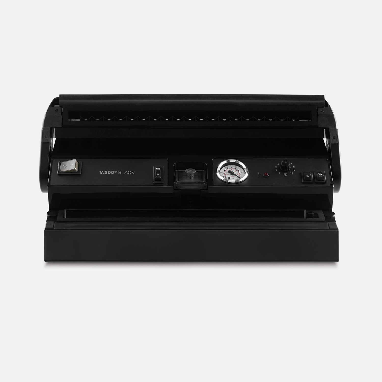 LaVa V300 Black - Vakuumiergerät geöffnete Geräteklappe